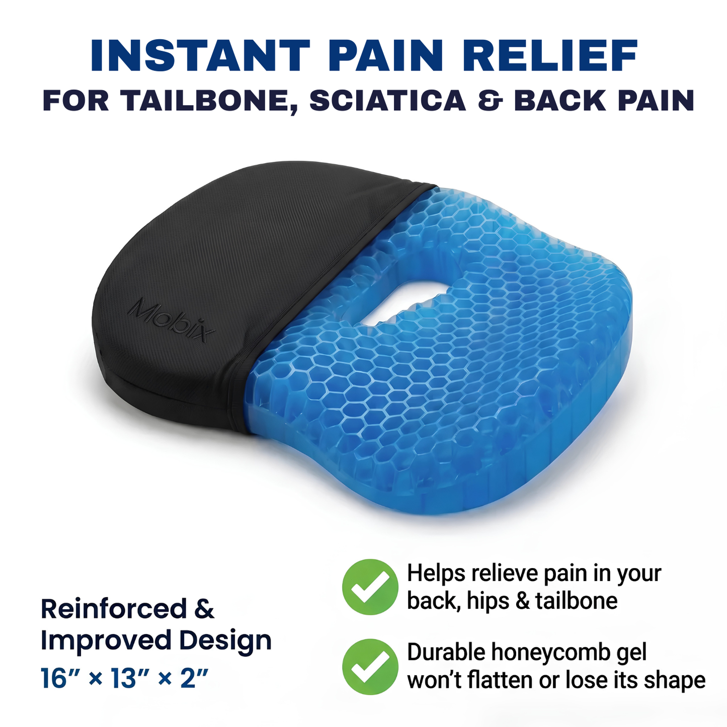Mobix - Gel Seat Cushion Pro